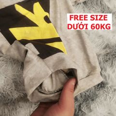 Quần Jogger Thể Thao Unisex MANTOSIMPLE – Quần Tập Gym Nam Nữ Thoải Mái, Màu Xám Ống Rộng, FREESIZE dưới 60kg