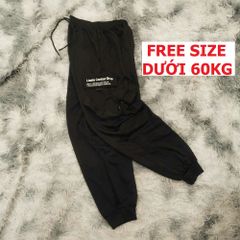 Quần Jogger Thể Thao Nam Nữ Thoải Mái - Đen Túi Hộp Dây, Phong Cách Unisex Dành Cho Tập Gym và Hoạt Động Ngoài Trời