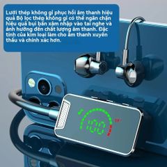 Tai Nghe Không Dây Bluetooth S8 Đeo Cổ - Âm Thanh Hi-Fi, Chống Nước, Thời Gian Chơi 18-22 Giờ, Phù Hợp Thể Thao, Màn Hình LED