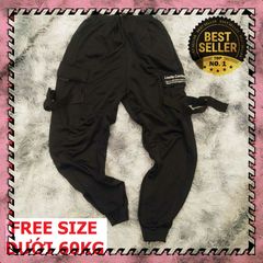 Quần Jogger Thể Thao Nam Nữ - MANTOSIMPLE Q41 Đen Túi Hộp Dây, Dễ Phối Đồ, Phong Cách Unisex, Freesize Dưới 60kg