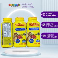 Kẹo Dẻo Bổ Sung Vitamin L'il Critters Gummy Vites Complete Multivitamin mẫu mới 300 viên Hạn 09.2025