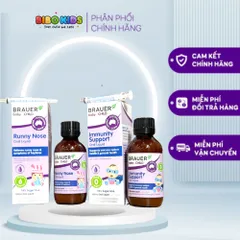 Siro brauer tăng đề kháng Immunity/Brauer Mũi họng runny nose  100ml của úc, Mẫu mới