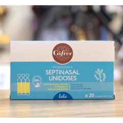 Nước muối nhỏ mũi Gifer/Physo Pháp hộp 40 ống