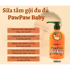 Sữa tắm gội Paw Paw Baby Healthy Care Úc dành cho bé