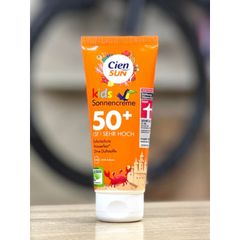 Kem chống nắng Cien Sun Kids Sonnencream SPF 50+ của Đức