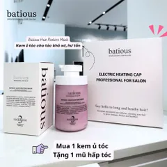 (Mua 1 chai ủ tặng kèm mũ giá 150k) Ủ tóc Batious