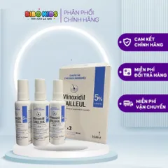 Mọc tóc Minoxidil 5% Bailleul Pháp - 3 chai x 60ml