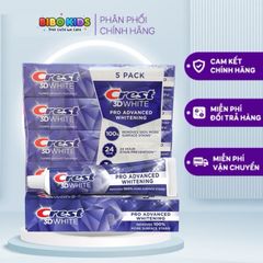 Kem đánh răng Crest Mỹ 3D Advanced Whitening