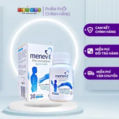 Viên uống Menevit 30 viên - Tăng cường chất lượng tinh trùng và khả năng thụ thai - Giải pháp cho sức khỏe sinh sản nam giới