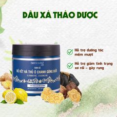 Dầu Xả Thảo Dược Nam Nung 200g - Giúp Tóc Suôn Mượt, Ngăn Rụng Tóc, Dưỡng Ẩm, Bồ Kết, Hà Thủ Ô, Chanh Gừng, Dành Cho Nam Giới