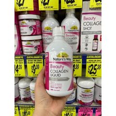 Nước bổ sung Collagen Nature’s Way 500ml - Tăng cường độ đàn hồi và cải thiện sức khỏe làn da, giảm nếp nhăn tự nhiên.
