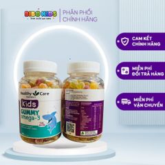 Kẹo Gummy Omega-3 Healthy Care 250 Viên - Bổ Sung Dinh Dưỡng Cho Trẻ Từ 2 Tuổi, Hỗ Trợ Phát Triển Trí Não, Tăng Cường Kháng Đề Kháng
