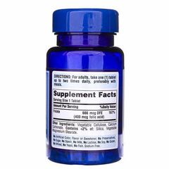 Viên uống bổ sung Folate  Puritan’s Pride 666mcg DFE