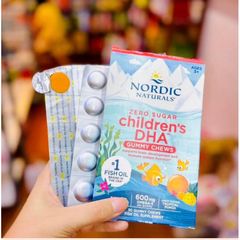 Kẹo dẻo bổ sung Omega 3 Dha Nordic Naturals cho bé từ 3 tuổi