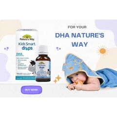 Tinh Dầu Cá DHA Nature's Way Kids Smart Úc 20ml - Hỗ Trợ Phát Triển Não Bộ Và Thị Giác Cho Trẻ Em