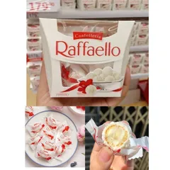 Sale thanh lý kẹo dừa Rafaello hộp vuông (Tinh dầu hoa anh thảo blackmore)