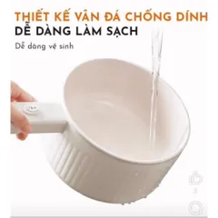 SALE Nồi điện đa năng 2L Gaabor GR-N20A, vân đá chống dính kèm xửng hấp, công suất 600W - Chính Hãng
