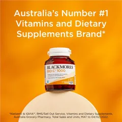 Viên Uống Bổ Sung Vitamin C 62 viên Blackmores Bio C 1000mg