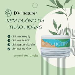 Kem Dưỡng Ẩm D'Vi Nature Thảo Hoàng - Giúp Da Sáng Mịn, Sạch Nhờn Cho Da Dầu, Dễ Mụn, Thiên Nhiên, An Toàn