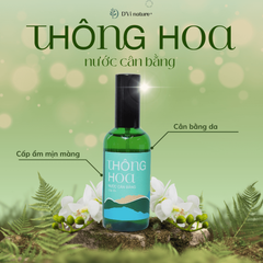 Nước Cân Bằng Thông Hoa DVi Nature - Toner Làm Sạch Sâu, Cấp Ẩm, Se Khít Lỗ Chân Lông Cho Làn Da Mịn Màng, Thích Hợp Cho Da Nhạy Cảm