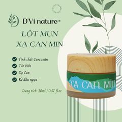 Gel Lột Mụn Xạ Can Min D'Vi Nature - Làm Sạch Mụn Cám, Mụn Đầu Đen, Se Khít Lỗ Chân Lông, Sản Phẩm Từ Thiên Nhiên