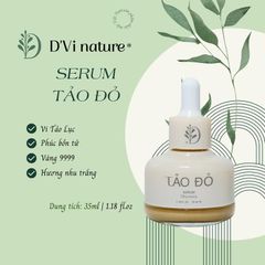Serum D'Vi Nature Tảo Đỏ Dưỡng Da - Chiết Xuất Tự Nhiên, Cấp Ẩm, Làm Rạng Rỡ Làn Da Khỏe Mạnh, Phù Hợp Mọi Loại Da