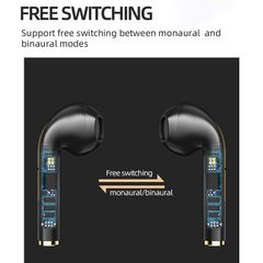Tai Nghe Không Dây J18 Mini TWS Bluetooth 5.3 - Tai Nghe Nhét Tai Thể Thao Có Micro - Âm Thanh HD, Thiết Kế Đẹp, Dễ Dàng Sử Dụng