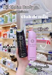 Xịt Khử Mùi Hương Nước Hoa Armaf Club De Nuit Body Spray 200ml - Hương Thơm Quyến Rũ Duy Trì Tự Tin Cả Ngày