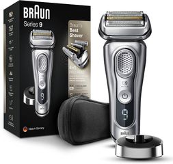 Máy cạo râu điện Braun Series 9 9330s - Công nghệ tiên tiến, cạo sát và nhẹ nhàng, sử dụng ướt hoặc khô, sản xuất tại Đức