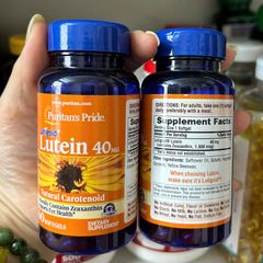 Bổ mắt Puritan’s Pride Lutein 40mg USA 60 viên