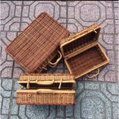 Vali mây decor trang trí phòng, chụp ảnh xinh xắn