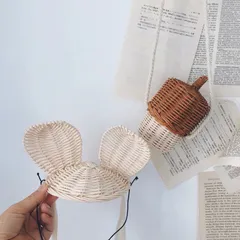 [COMBO] Nón tai gấu và túi hạt dẻ (bình sữa) cho bé siêu cute