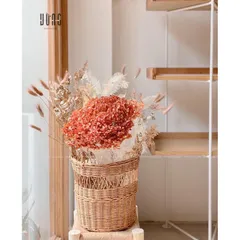 Giỏ mây decor phòng chụp ảnh, đựng hoa và các vật dụng