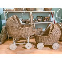 [Hàng có sẵn]  Xe đẩy mây decor trò chơi cho bé yêu