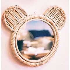 [ Xả lỗ ] Gương mây tai gấu decor phòng