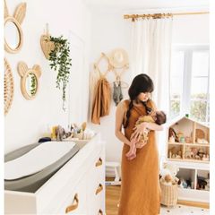 [ Xả lỗ ] Gương mây tai gấu decor phòng