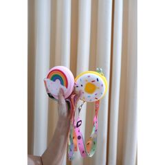 Túi xách bánh donut nhiều màu sắc cho bé