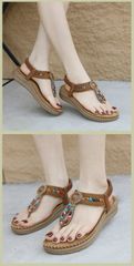 Giày Sandal Nữ 2024 Thời Trang Âu Mỹ Êm Nhẹ Thoải Mái - Dép Kẹp Nữ Di Chuyển Thoải Mái Đi Chơi, Đi Học, Đi Làm
