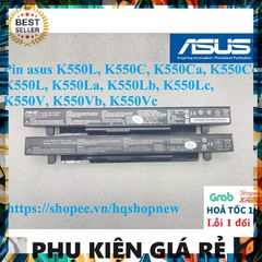 Pin Laptop Asus Chính Hãng K550, K550C, K550Ca, K550Cc - 4 Cell 2600mAh, Zin 2950mAh, Bảo Hành 100% - Phụ Kiện Giá Rẻ