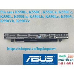 Pin Laptop Asus Chính Hãng K550, K550C, K550Ca, K550Cc - 4 Cell 2600mAh, Zin 2950mAh, Bảo Hành 100% - Phụ Kiện Giá Rẻ