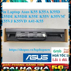 Pin Laptop Asus A41-K55 6 Cell - Thay Thế Cho Các Mẫu K55 K55A K55D K55DE K55DR K55E K55V K55VM K55VJ K55VD - Bảo Hành 100% Mới Chính Hãng