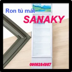 Ron Gài Tủ Mát Sanaky Alaska - Ron Cao Su Đen Cho Tủ Mát, Tủ Đông, Khôi Phục Độ Khít Cửa Lạnh, Hướng Dẫn Lắp Đặt Chi Tiết