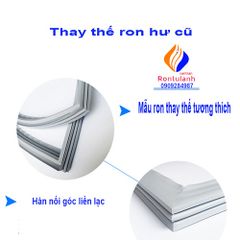 Ron Tủ Lạnh Kiểu Gài Có Nam Châm - Thay Thế Đơn Giản Nhiều Kích Thước Theo Yêu Cầu, Phục Hồi Độ Kín Hơi Tủ Lạnh