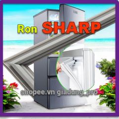 Ron Cửa Tủ Lạnh Sharp SJ-22N-SL - Ron Cao Su Thay Thế Kèm Nam Châm, Dễ Dàng Lắp Đặt, Phù Hợp với Nhiều Thương Hiệu Tủ Lạnh