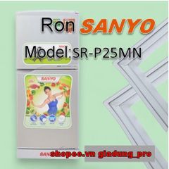 Ron Cửa Tủ Lạnh Sanyo Model SR-P25MN - Ron Cao Su Thay Thế Với Nam Châm Dễ Dàng Lắp Đặt, Phù Hợp Ngăn Đá Ngăn Mát