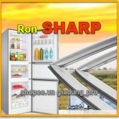 Ron Tủ Lạnh SHARP SJ-190S-SL - Chất lượng bền, dễ thay thế, cao su và nam châm, giữ nhiệt tốt, tiết kiệm điện năng.