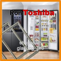 Ron cửa tủ lạnh Toshiba GR-RG41VPD - Phụ kiện thay thế cao su và nam châm dễ lắp đặt, đảm bảo kín hơi cho tủ lạnh
