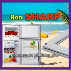 Ron Cửa Tủ Lạnh SHARP Model SJ-18VF4-WMS - Gioăng Cao Su Bền, Dễ Thay Thế, Tiết Kiệm Điện Năng, Phục Hồi Nhiệt Độ Tủ Lạnh