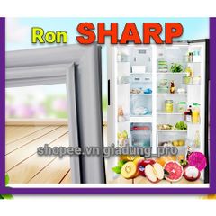 Ron Cửa Tủ Lạnh SHARP Model SJ-18VF4-WMS - Gioăng Cao Su Bền, Dễ Thay Thế, Tiết Kiệm Điện Năng, Phục Hồi Nhiệt Độ Tủ Lạnh