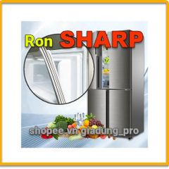 Ron Tủ Lạnh Sharp SJ-K21R-GY - Ron Cao Su Thay Thế Dễ Dàng, Tăng Độ Khít, Phù Hợp Ngăn Đá 500x460 và Ngăn Mát 500x760